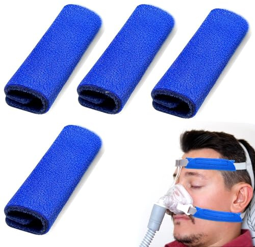 PLKSEI 6-Pack CPAP Gurtbezüge CPAP ZubehöR Komfort Polster Verhindern CPAP Headgear Covers CPAP-Maske Gurtabdeckungen CPAP Gesichtspads Komfortables CPAP-Zubehör Schlafapnoe-Maskenkissen