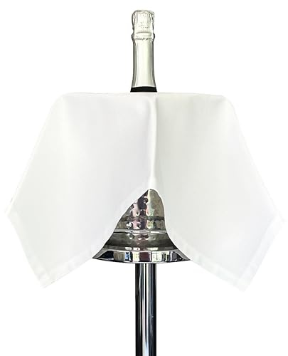 Original Bottle Cloth, 54 cm, Cotton, Center Stitched Ring (White, Pack of 1) | Luxury Fabric · Absorbent · 100% Recyclable · Machine Washable · Wringer Friendly