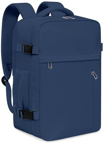 KIRFEIHT Zaino da Viaggio 40x20x25 per Ryanair Bagaglio a Mano - Zaini Universali Borsa da Viaggio per Cabina per Scuola Trekking Lavoro - Blu
