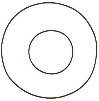 2 correas de transmisión planas para tocadiscos RQ CW05 LP-Vinyl Correa de transmisión plana de goma