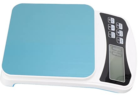 Bilancia Elettrica Bianca da Ad Alta Precisione per Cottura degli Alimenti Bilancia Elettronica Piatta ABS per Uso Domestico