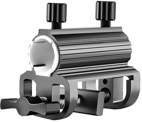 Qsvbeeqj Angelstuhl-Klemmhalterung, Stuhl-Regenschirm-Halter, Aluminiumlegierung, Angelschirm-Halterung, Angelstuhl, Regenschirm-Halter