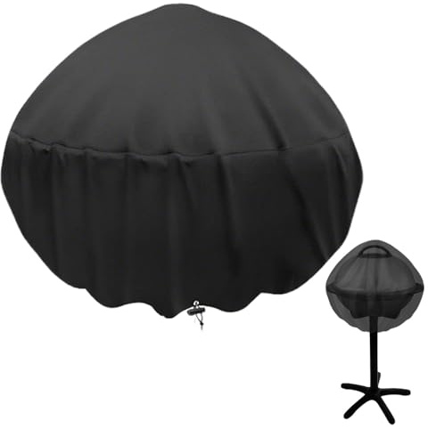 ZSUIQIN 1 Pieza Funda Barbacoa Exterior Impermeable, para Parrillas(Negro)