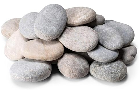 20 Pcs 40-60 mm Pebbles for Painting, Rocks for Painting Flat Stones Painting Pebbles Stones, Flat Pebbles for Painting Rock Painting Pebbles Rock Painting Pebbles for Painting, DIY Craft