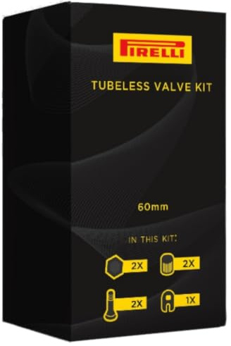 Pirelli Schlauchloses Set mit 80 mm Presta-Ventilen