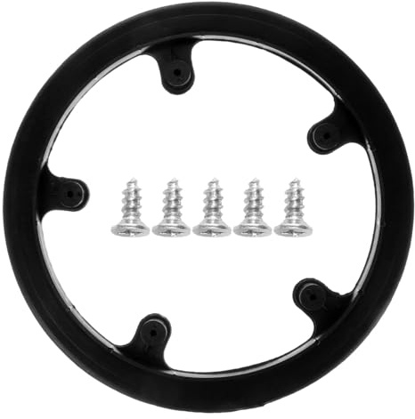 Amosfun Protector de cadena de bicicleta de 40 dientes, protector de cadena de plástico para bicicleta de montaña, pieza de repuesto para bicicleta de carretera, protección contra la suciedad y el