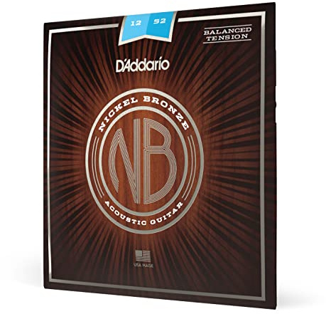 d' Addario NB1252BT Balanced Tension Light 12 – 52 nichel bronzo chitarra acustica