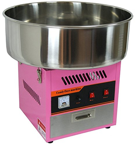GT CATERING Machine barbe à papa professionnelle, cuve Ø 52 cm