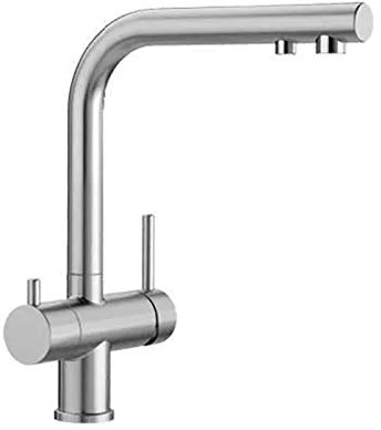 BLANCO Filtre Fontas II en acier PVD | Haute pression | Clapet anti-retour | Cartouche en céramique | Qualité de l'eau sûre et économie d'eau | Filtre encore nécessaire