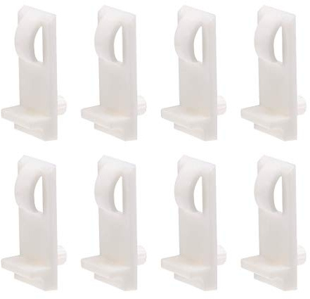 sourcing map Plastic Shelf Support Pegs,5.3mm Shelf -Locking,Cabinet Shelf Clips,Shelf Bracket Peg,for Kitchen Furniture Book Shelves Supplies,20pcs