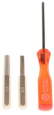 Tenlacum Schraubendreher Tri-Wing, 3,8 mm + 4,5 mm, Reparaturwerkzeuge für Nintendo