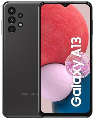 Samsung Galaxy A13 Mobiltelefon ohne SIM-Karte Android Smartphone 6,6 Zoll Infinity-V Display, 4GB RAM, 64GB Speicher, 5.000 mAh Akku, Black, Android 12 [DE-Version]
