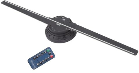 3D Holographic Fan, 16.5 Inch 224 LED Air Imaging Hologram Fan Projector Advertising Displayer for Advertising, Exhibition, Store, Bar (UK Plug)