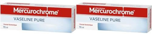 Mercurochrome Pur Vaseline, 75 ml (Lot de 2)