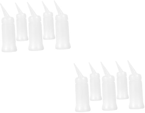minkissy Wassersprüher 10 Stk Für Die Kopfhaut Farbauftragsflaschen Shampoo-spender Haarsprayflasche Sprühflaschen Zum Besprühen Der Haare Weiß Farbflasche Haarfärbemittel
