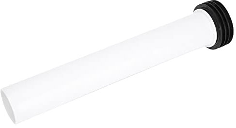 Tubo di scarico per WC, serbatoio dell'acqua per WC nascosto bianco Tubo dritto Tubo di scarico allungato Accessorio per WC