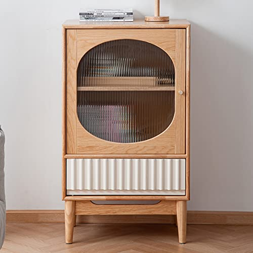 Barschränke Weinbarschrank für Spirituosen und Gläser, Weinregaltisch aus Holz, freistehender Weinregalboden für die Küche, Bar, Esszimmer, Glasschrank (Größe: S) Das Neue