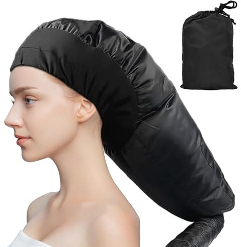 Amexo Casco per Asciugatura, Cuffia Asciugacapelli Cappuccio per Asciugacapelli Caschi Per L'asciugatura Cuffia per Asciugacapelli da Indossare Universalmente per Asciugare, Acconciare