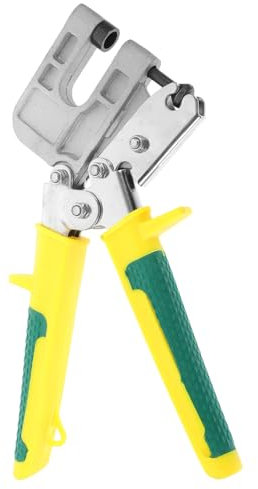 GARVALON Pince à Sertir Rail Acier Carboné Antirouille Avec Poignée Antidérapante Pince Gaufrer Légère Pour Serrage Et Poinçonnage De Plafond Outil Pour Installation De Rails Et Cloisons