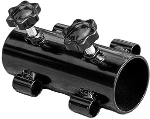 Kisangel Support De Tube Fixe pour Poteaux De Tente Accessoire De Camping Anti-Vent pour Auvent Et Parasol Tube Métallique pour Fixation De Tentes Et Équipements Extérieurs