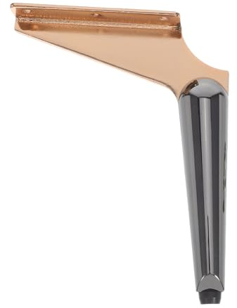 ANDRESLAD Gambe per Mobili in Metallo da 17 CM Supporto Robusto e Resistente All’Umidità Piedini per Divani e Tavolini Design Moderno per Uso Domestico e Ufficio Installazione Semplice