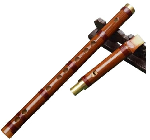 En Blockflöjt Med Munstycke En Bitter Bambuflöjt För Nybörjare Att Spela Ett Vuxet Musikinstrument(G tone,Two)