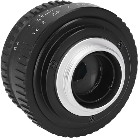 Jectse Objectif de Mise au Point Manuelle Compact APS C 35 Mm F1.6, Objectif D'appareil Photo à Revêtement Multicouche pour Une Superbe Photographie en Basse Lumière, Cadre en Alliage D'aluminium