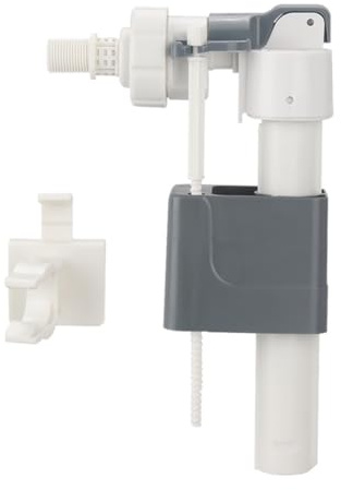 Prterver Válvula de Entrada de Tanque de Agua para Baño en la Pared Válvula de Agua para Inodoro Colgante para Pared Accesorio de Entrada de Agua G3/8 Pulgadas