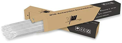 WIG Schweißstäbe - Schweißdraht - Schweißzusatz - Aluminium hochlegiert - ER 5356 - Ø 1,6 / Länge 500 mm / 1 kg - VECTOR WELDING