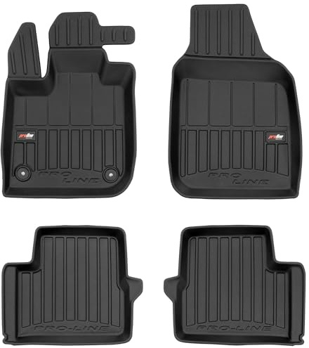 M MOTOS Bilgummimattor för Fiat 500e II fran 2020 Förbättra din resekomfort med Anti-Slip Mat Car 3D- Golvmattor för bilgolv i alla väder, skydd mot smuts