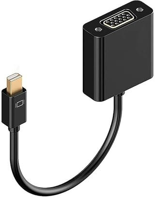 Mini DisplayPort DP to VGA Adapter (Thunderbolt Compatible) Male to Female Adapter for ThinkPad SurfacePro PC