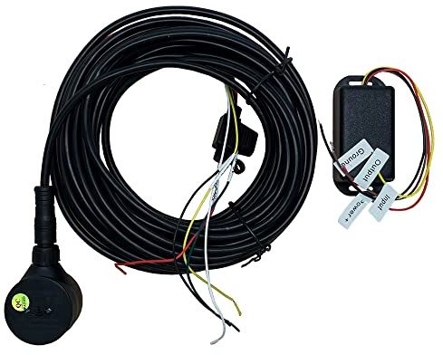 ELING Sensor de nivel de combustible ultrasónico Sistema de monitoreo de combustible sin contacto Medidor de ohmios para motor de camión de automóvil Detección de nivel diesel
