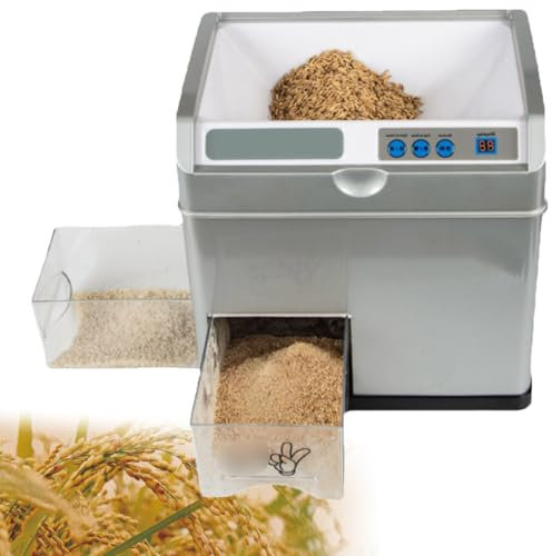 FENGSSLL Household Electric Rice Milling Peeling Machine,Wheat Cereals Sheller,Semi-automatic Rice Husker Sheller