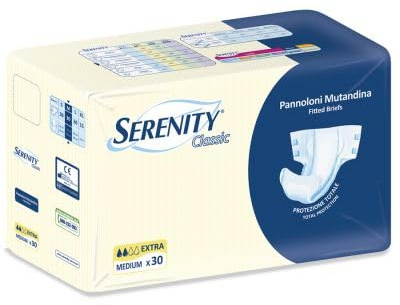 SERENITY Pannoloni Classic M - Pannolone per Adulti - Protezione Urine - Medium - 120 Pezzi - Unisex - Monouso