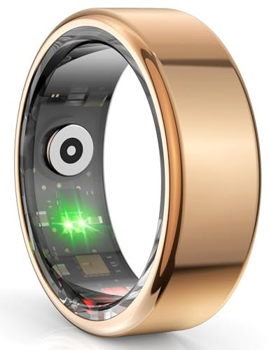 findtime Smart Ring Health Fitness Ring Sleep Heart Rate Monitor Blood Oxygen Ring Pedometer Step Calories Counter IP68 Waterproof Fitness Tracker