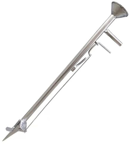 CYzpf Seed Sower Gardening Tools Fertilizer Applicator Manual Seeder Vegetable Seeder Planter,Sowing and Fertilization,for Agriculture Garden,White,3.2cm