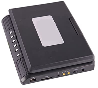 Lettore DVD portatile, Lettore DVD Lettori CD digitali da 7,8 pollici Schermo di rotazione da 270 gradi con telecomando Cinema Radio Playing Lettore CD/DVD/MP3/MP4 portatile