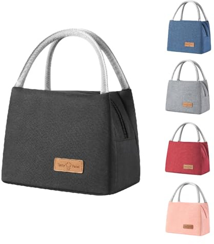 WUBAYI WUBAY Insulated Lunch Bag for Adults Leakproof Thermal Reusable Lunch Tote - Lightweight Cooler Bag for Work, School, Picnic, Travel (Women & Men)