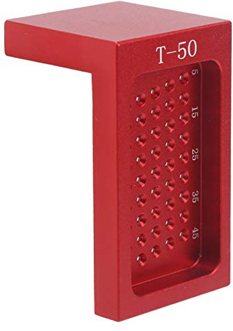 Ruler With Holes, T Ruler Marking Gauge Woodworking T50 Aluminum Alloy T Type Ruler Line Scriber Ruler Woodworking Tool Scribing Marking Gauge Linear Measurement Tool
