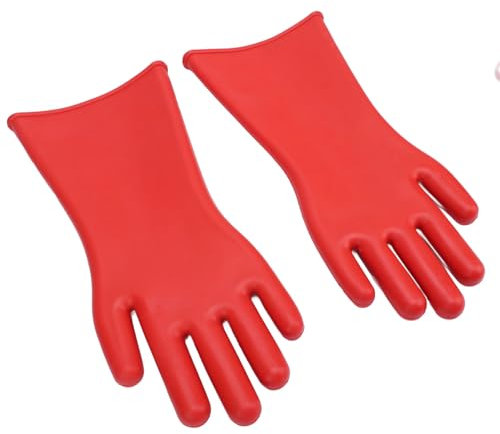 Syrisora Electrical Insulated Gloves, Electric Resistant Gloves,Safety Protective Work Gloves, 5000V 12KV High Voltage Electrical Insulated Rubber Gloves