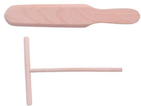 Cabilock Herramientas Manuales Para Masa Raspador De Tazón De Madera Espátula Raspadora De Panqueques