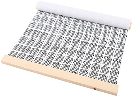 Levemolo Akkordtabelle für Gitarre Anfänger-leitfaden als Wandbild Gitarrenakkord-diagramm Poster aus Hochwertigem Papier für Übung und Lernen