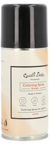 Gusti Pelle Coloring Spray Brown – Vernice spray per la cura della pelle spray impregnante pelle marrone