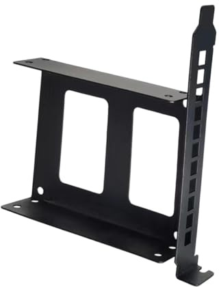 LeeQinersw Telaio di Montaggio per Dischi Rigidi con Ripiano per Alloggiamento unità per Ssd Pci HDD, per Computer con Montaggio su Telaio, Suo Massimo Teorico è di 750, 2.5inch Black