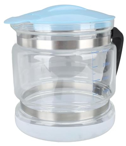 Wilgure Contenedor de recogida de agua de vidrio transparente 4L capacidad para unidad de destilación y belleza uso destilado colector de vidrio para uso doméstico