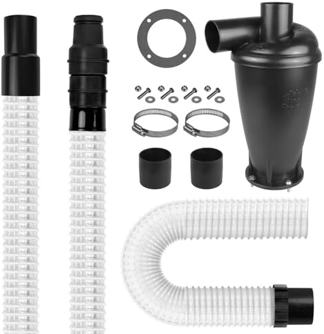 PRIMEBAG Saugschlauch 2m 58mm passend für Festool CTL/CTM CTL 3m Schlauch | 26 36 CTM 36 36 48 50mm 35mm 3, Zyklon Abscheider Set Mini/Midi, METERWARE Stahlfeder Fadenverstärkt Meter