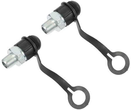 BRIGHTFUFU 2 pezzi Raccordo Idraulico Attacco Rapido Maschio Femmina per Tubo Olio Alta Pressione Connettore Olio Resistente e Facile da Installare