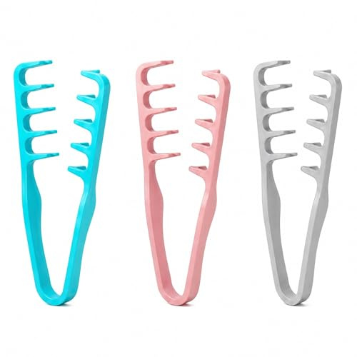 Hair Volumizing Comb Pack of 3, AA Merchants Teasing & Backcombing Comb for Root Lift, Styling and Sectioning, Fine Tooth Hair Comb for Curly, Thick and Layered Hair