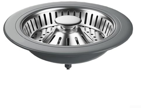 Stainless Steel Sink Drain Strainer with Fine Mesh and 3in1 Design, Prevents Clogs and Fits Most Standard Kitchen and Bathroom Sinks for Reliable Use (1)
