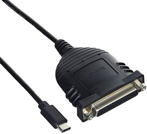StarTech.com USB-C auf Parallel Druckerkabel - USB zu DB25 - Druckerkabel Adapter - USB C Druckerkabel - Bus Powered